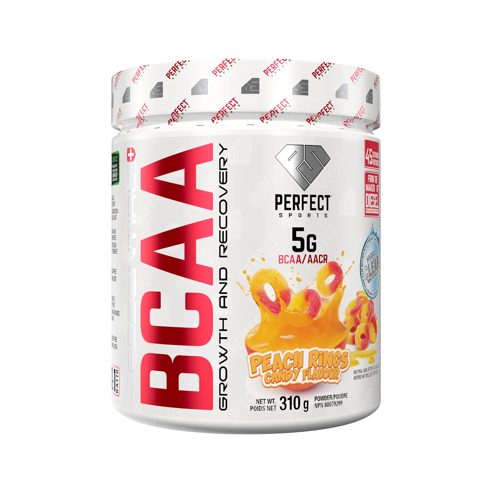 Perfect Sports BCAA - Intense Peach Rings Candy