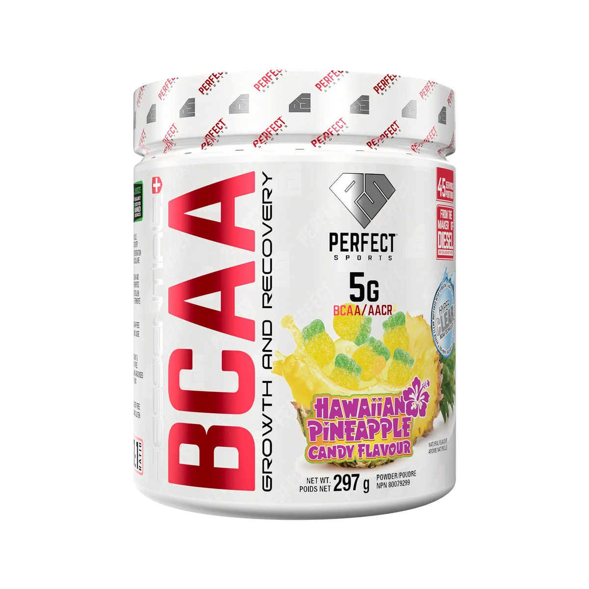 Perfect Sports BCAA - Hawaiian Pineapple Candy