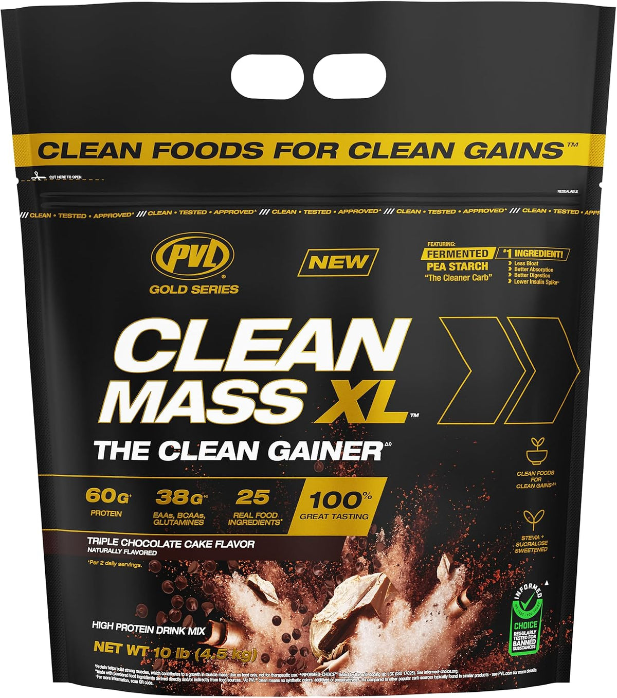 PVL Clean Mass XL Triple Chocolate Cake