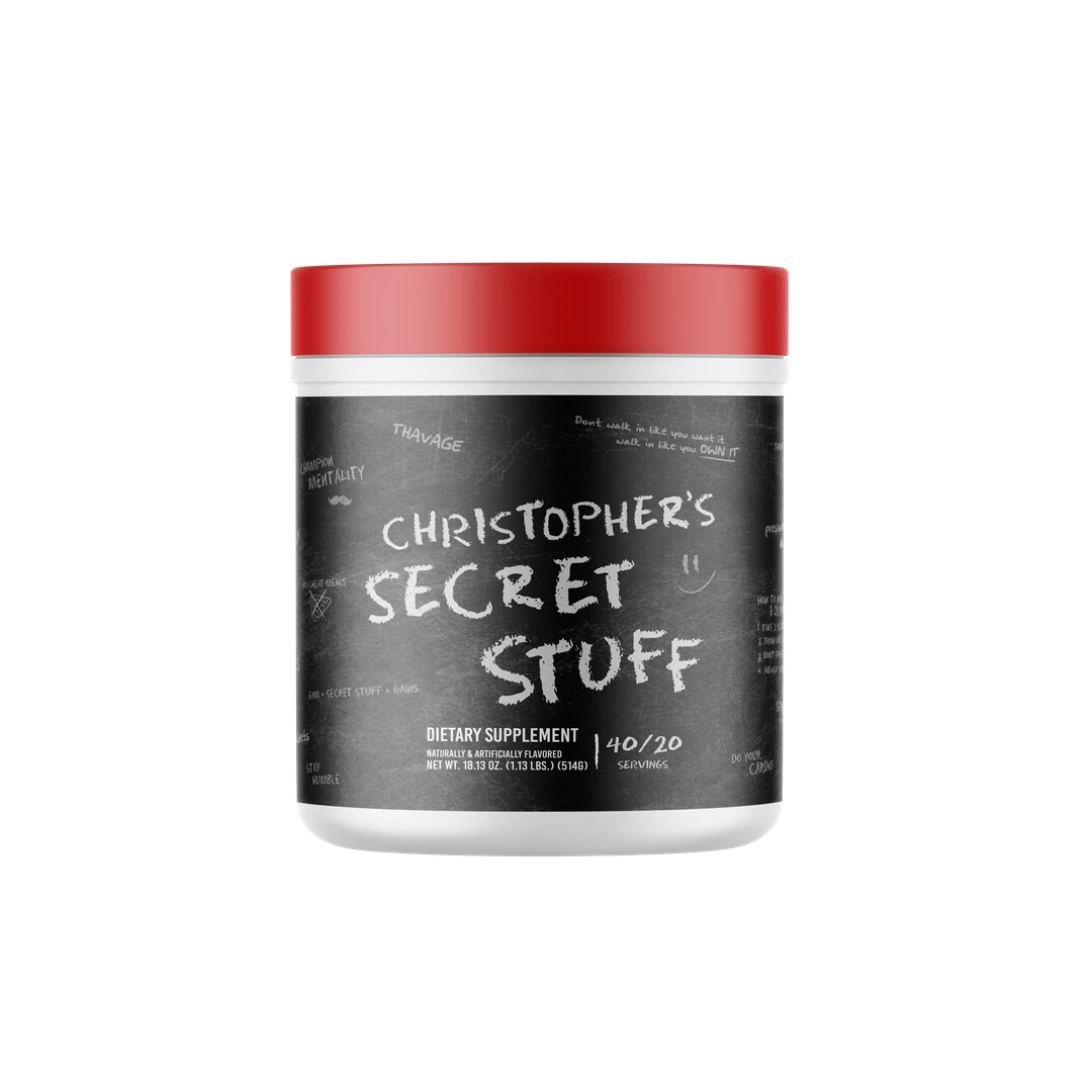 RAW Nutrition CBUM Thavage Pre-Workout - 40 Servings - Christopher's Secret Stuff