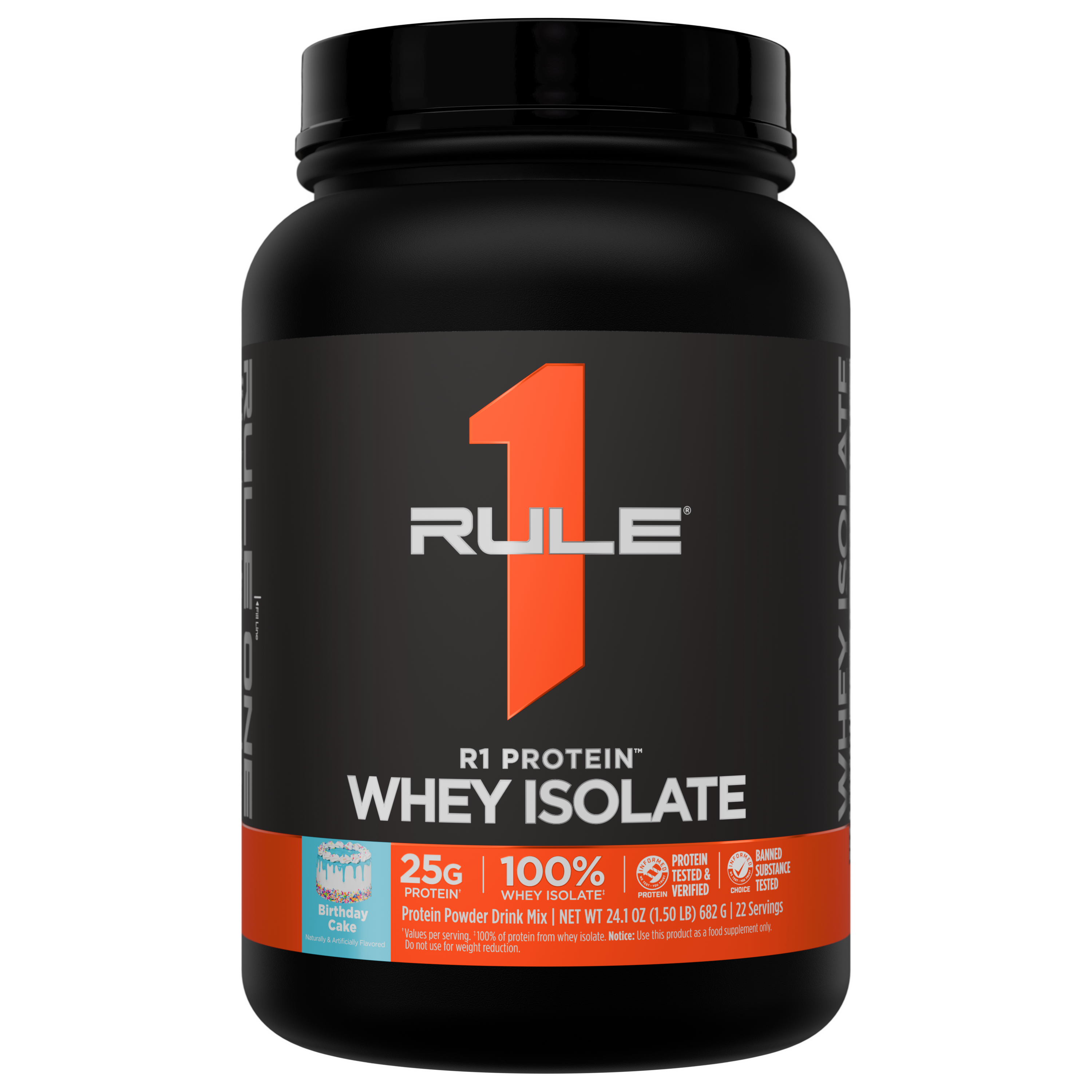 Rule 1 R1 Protein Isolate - 2 lb - Birthday Cake