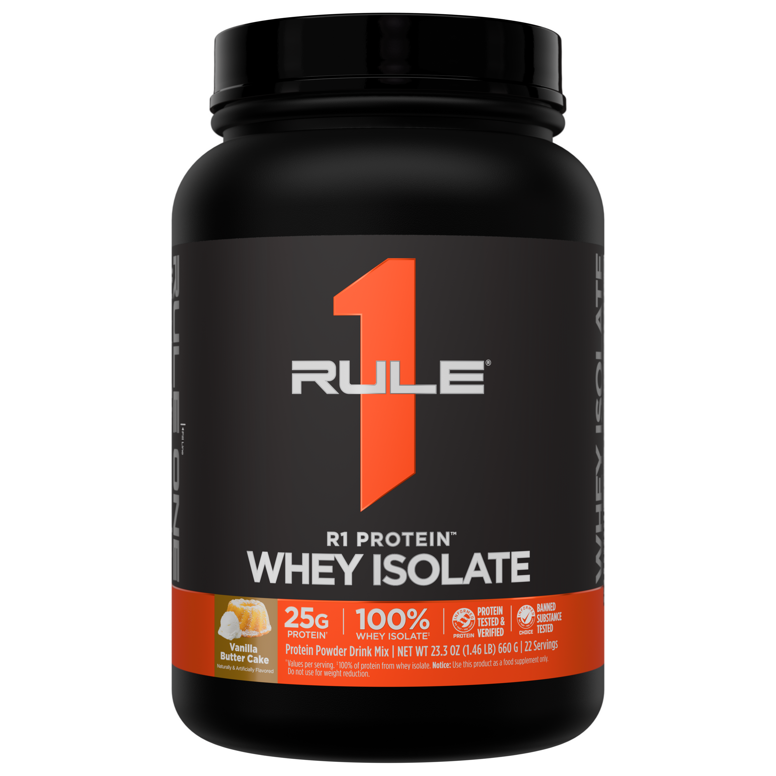 Rule 1 R1 Protein Isolate - 2 lb - Vanilla Butter Cake