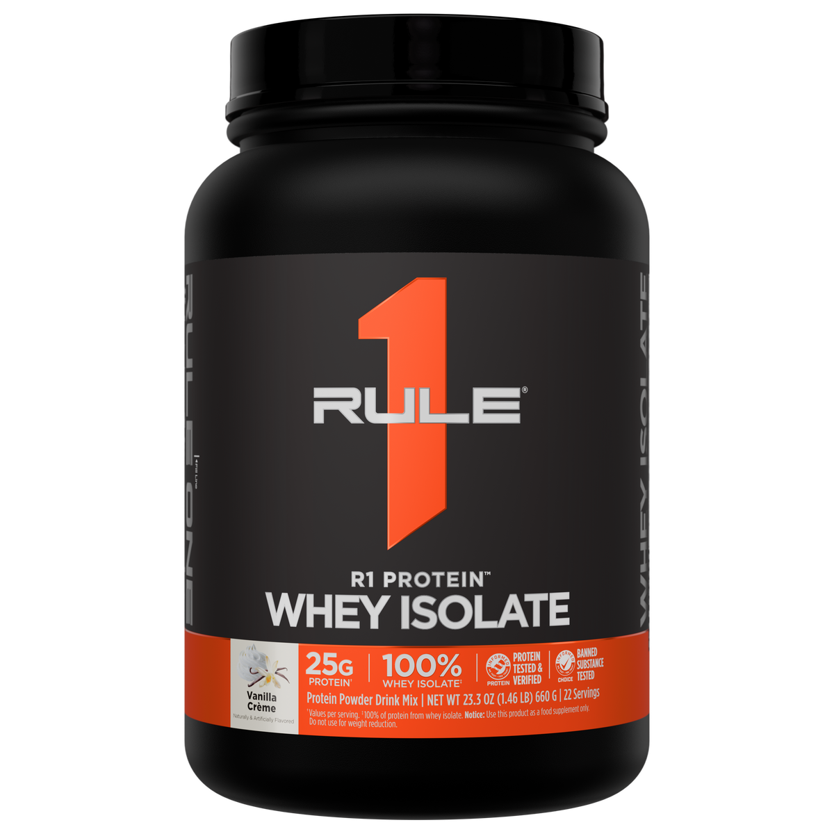 Rule 1 R1 Protein Isolate - 2 lb - Vanilla Creme