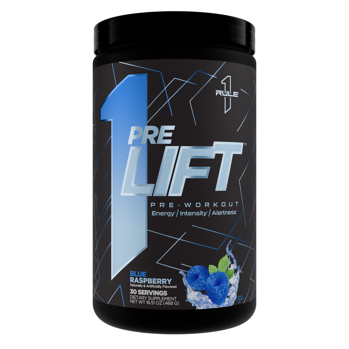 Rule 1 PreLift Pre-Workout - Blue Raspberry