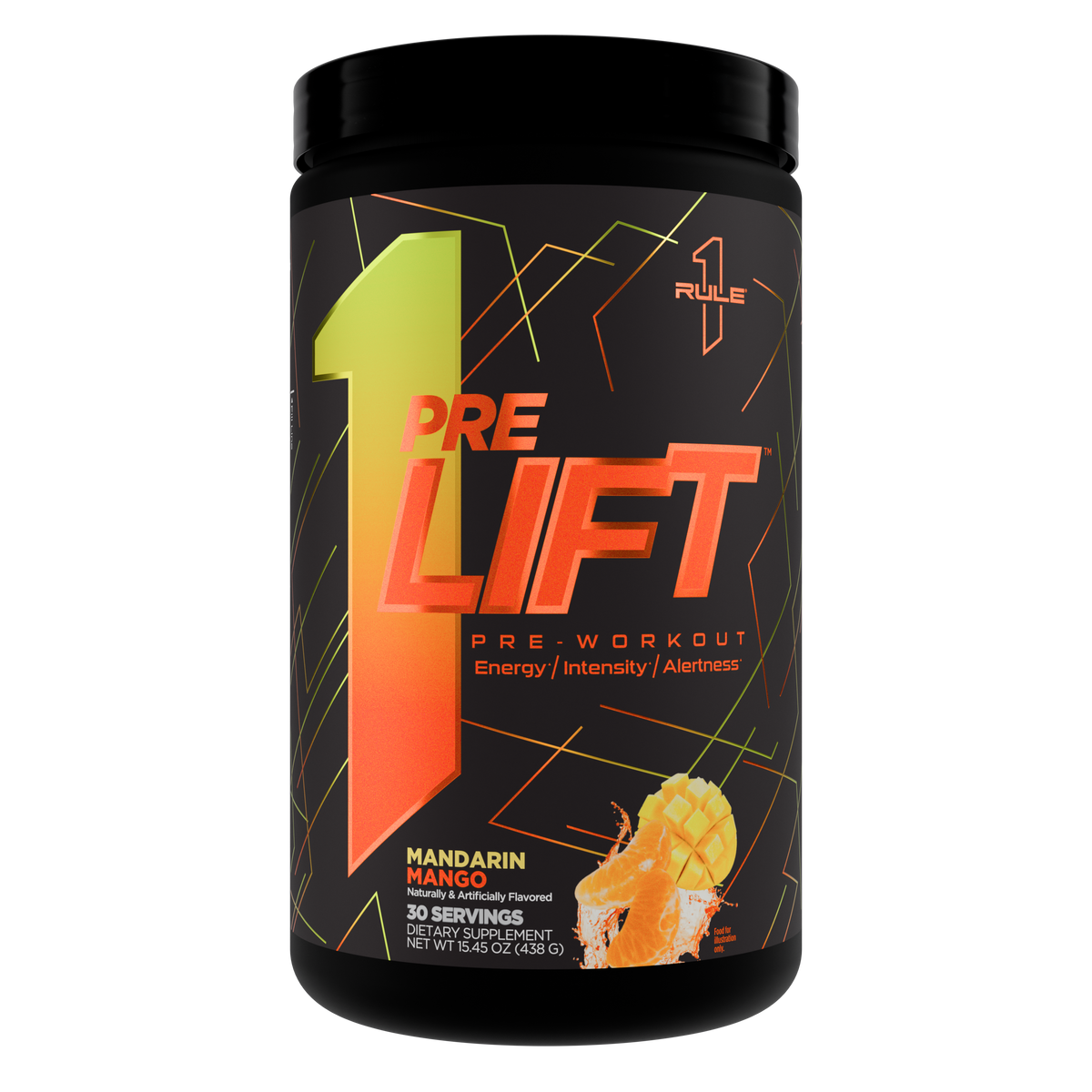 Rule 1 PreLift Pre-Workout - Mandarin Mango