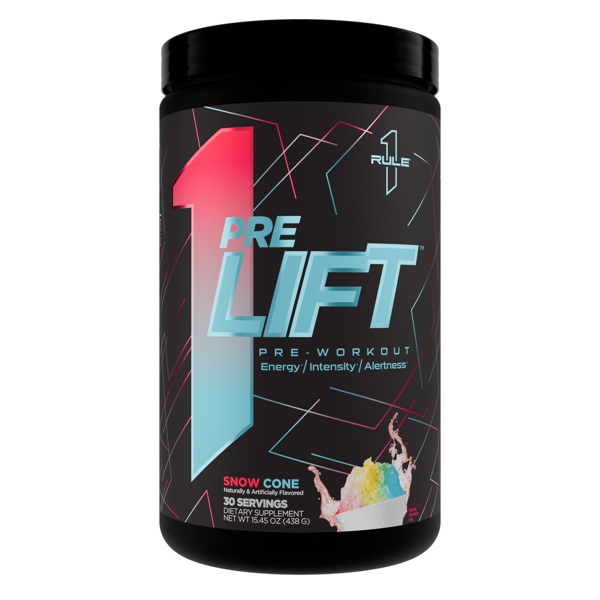 Rule 1 PreLift Pre-Workout - Snow Cone