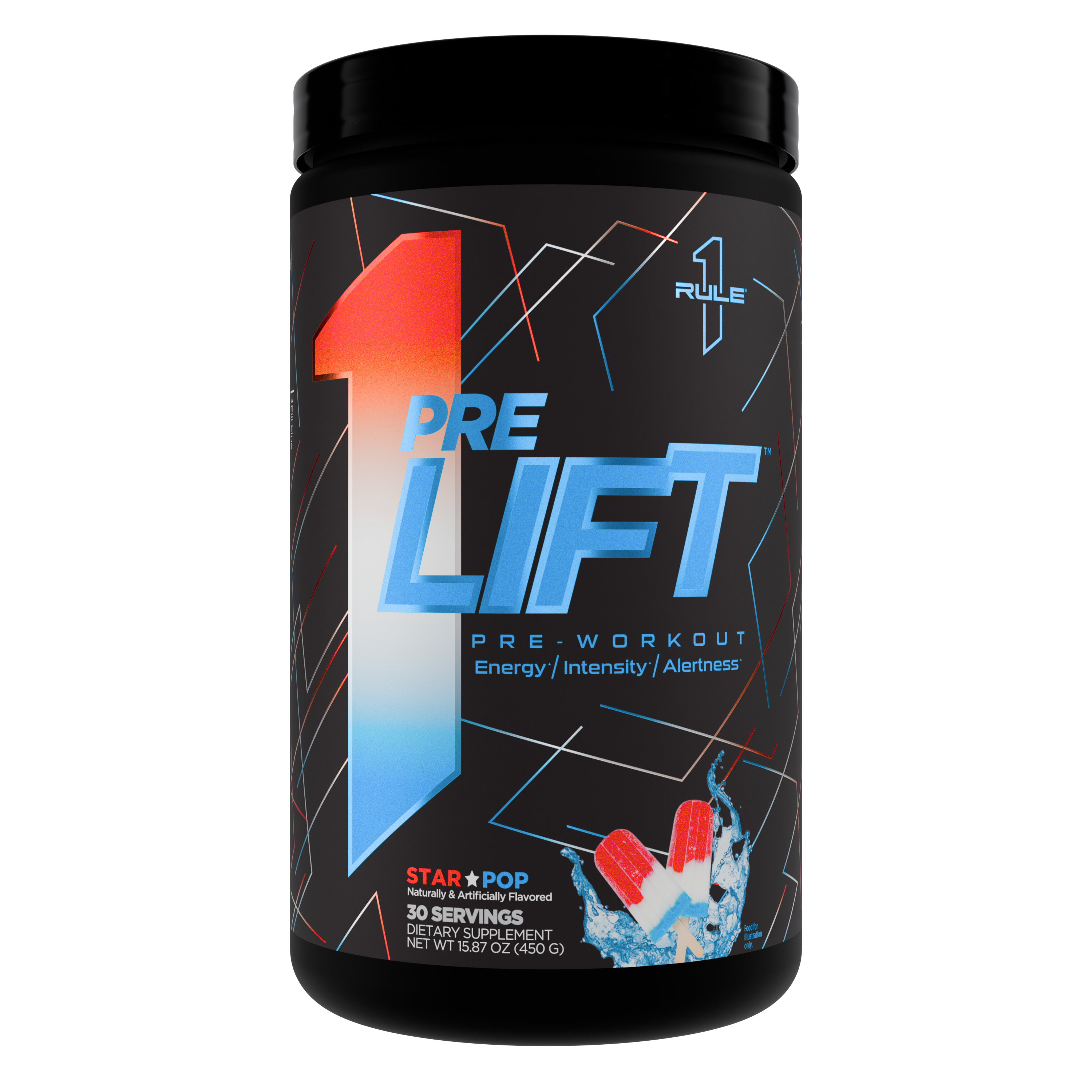 Rule 1 PreLift Pre-Workout - Star Pop