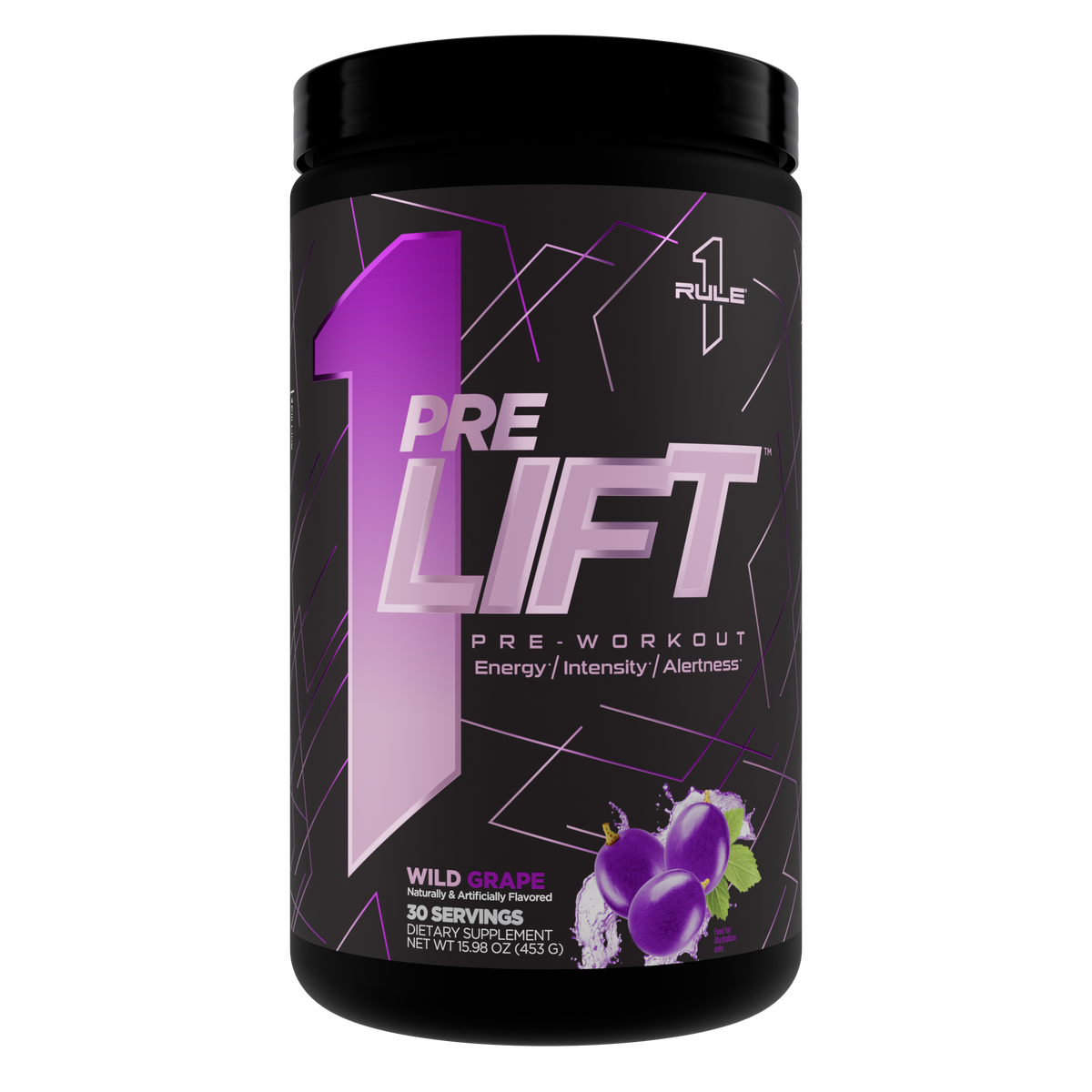 Rule 1 PreLift Pre-Workout - Wild Grape