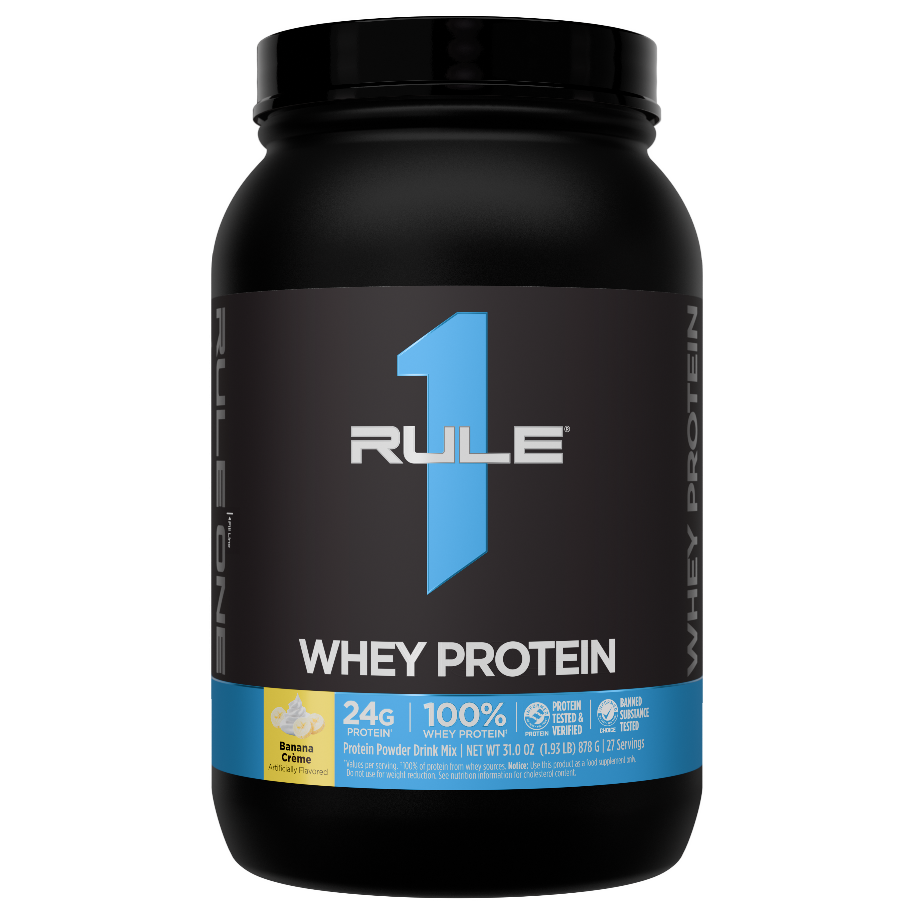 Rule 1 R1 Whey Blend - 2 lb - Banana Creme