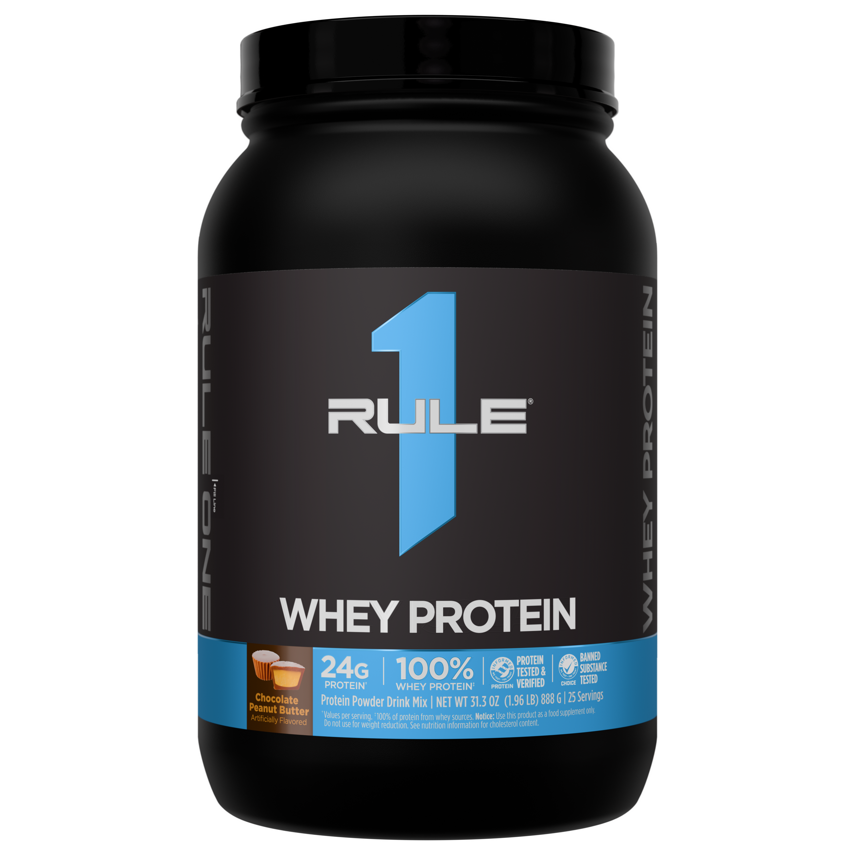 Rule 1 R1 Whey Blend - 2 lb - Chocolate Peanut Butter