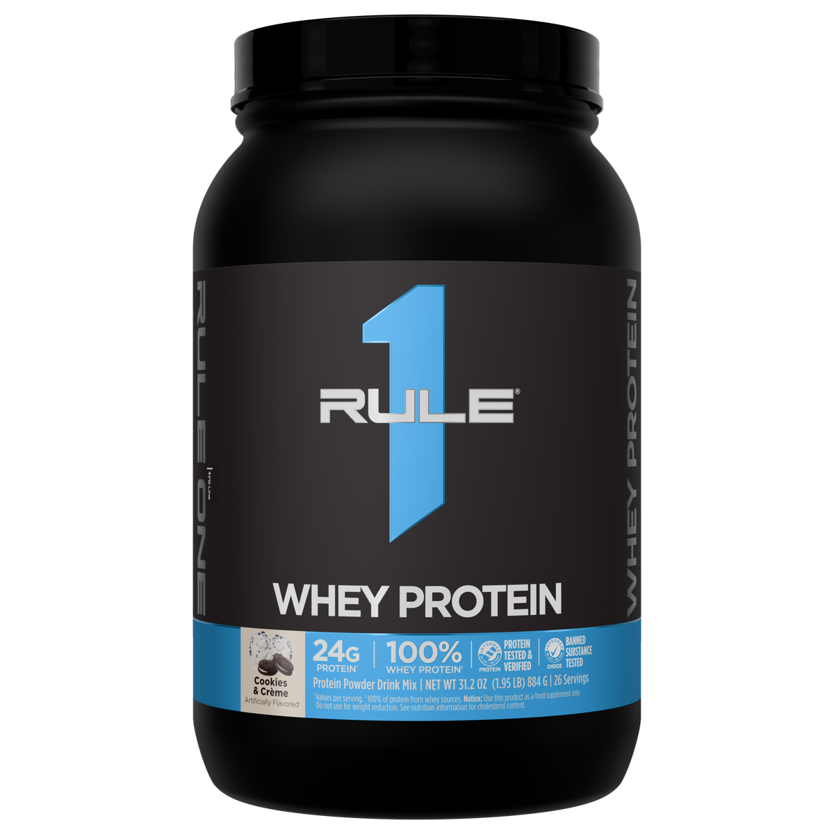 Rule 1 R1 Whey Blend - 2 lb - Cookies & Creme