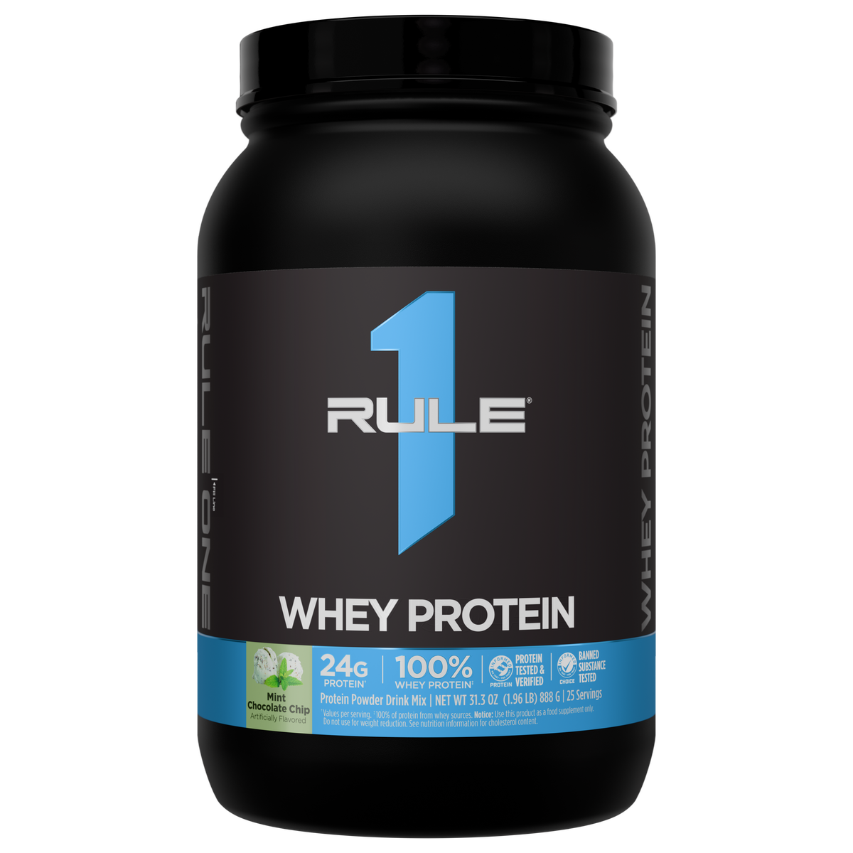 Rule 1 R1 Whey Blend - 2 lb - Mint Chocolate Chip
