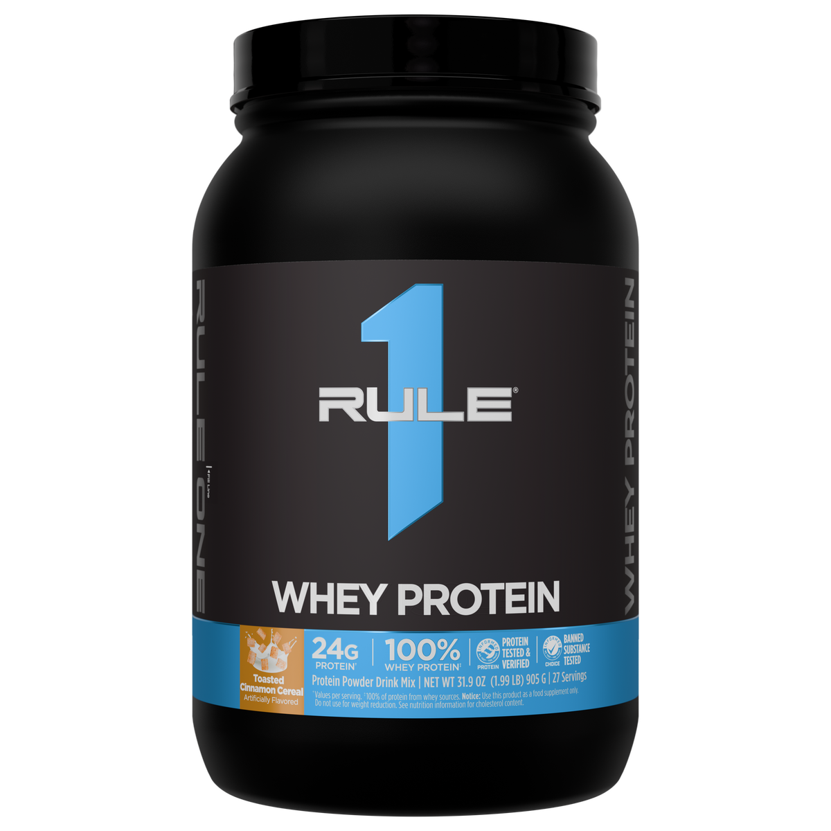 Rule 1 R1 Whey Blend - 2 lb - Toasted Cinnamon Cereal