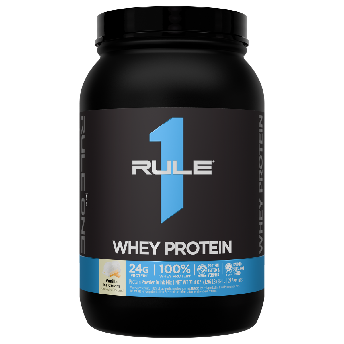 Rule 1 R1 Whey Blend - 2 lb - Vanilla Ice Cream