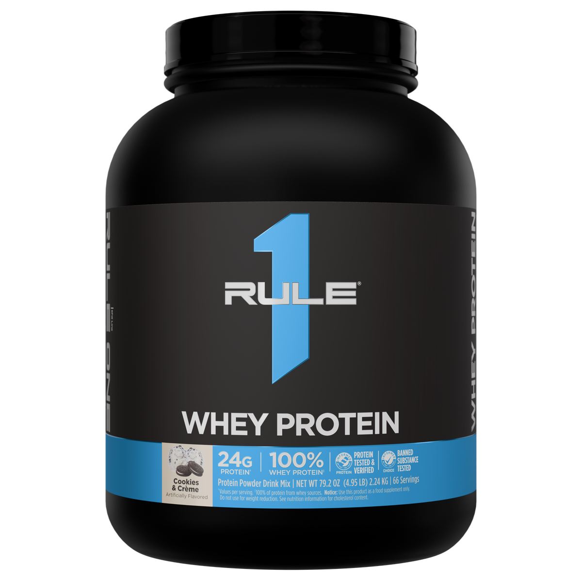 Rule 1 R1 Whey Blend - 5 lb - Cookies & Creme