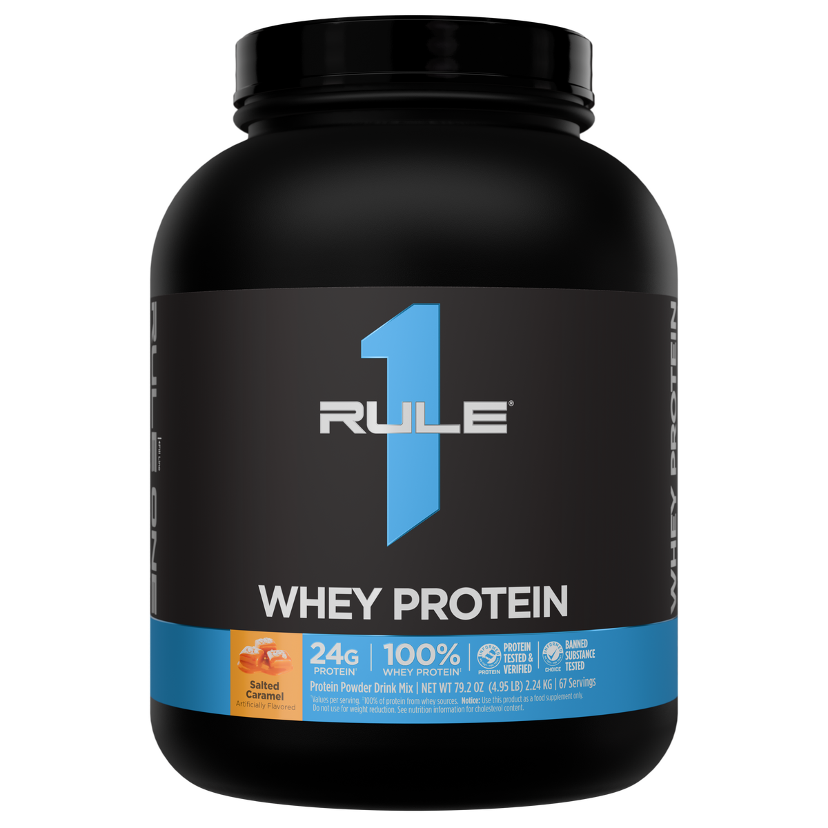 Rule 1 R1 Whey Blend - 5 lb - Salted Caramel