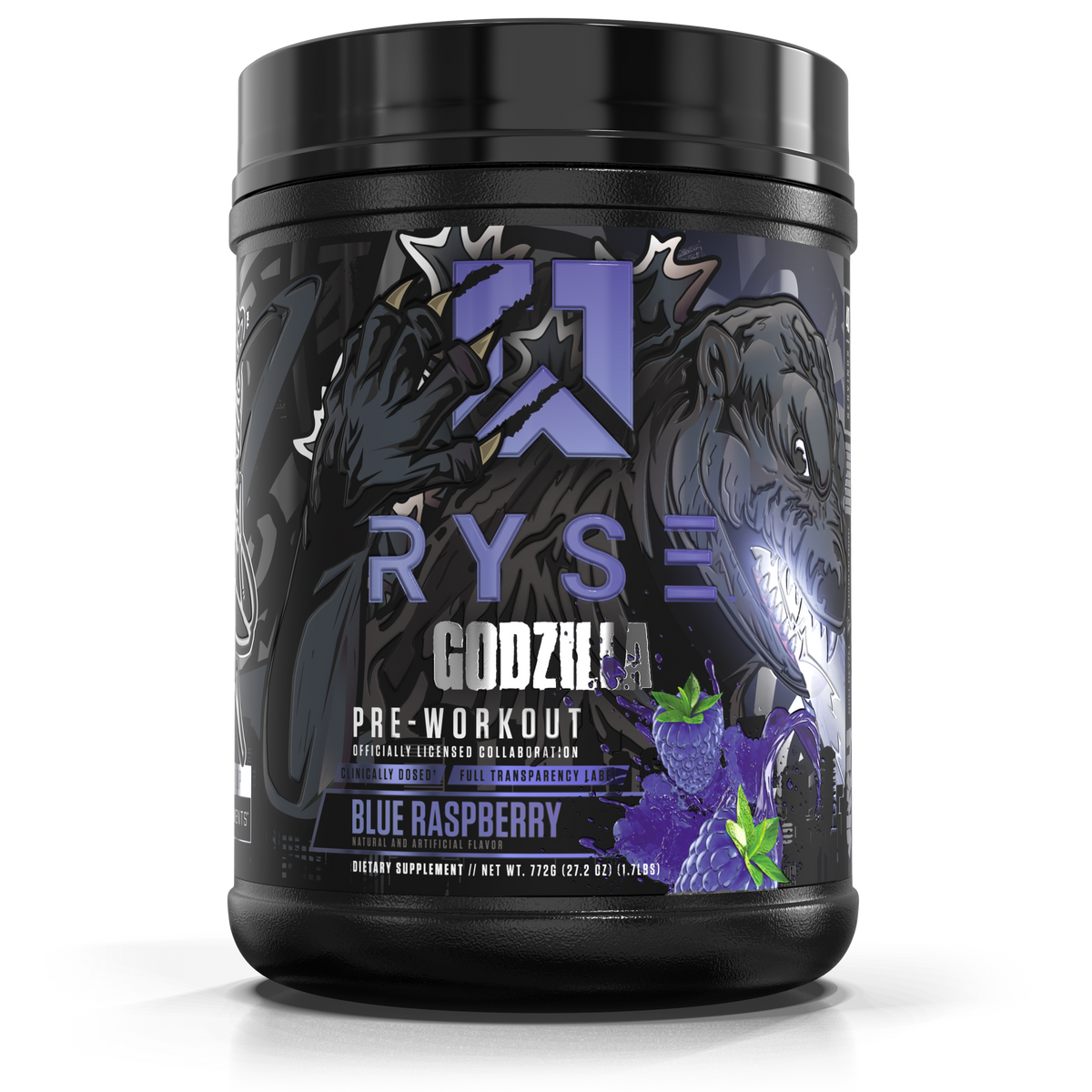 RYSE Godzilla Pre-Workout - Blue Raspberry