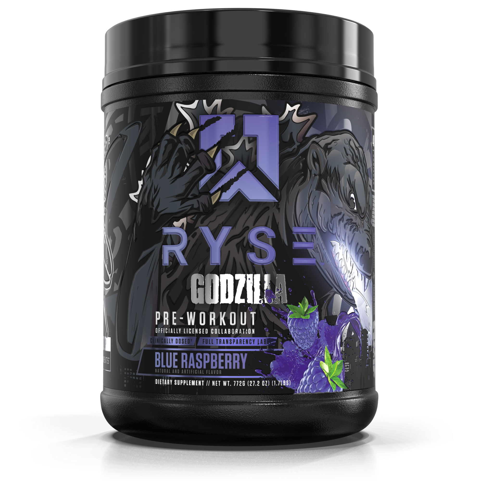 RYSE Godzilla Pre-Workout - Blue Raspberry