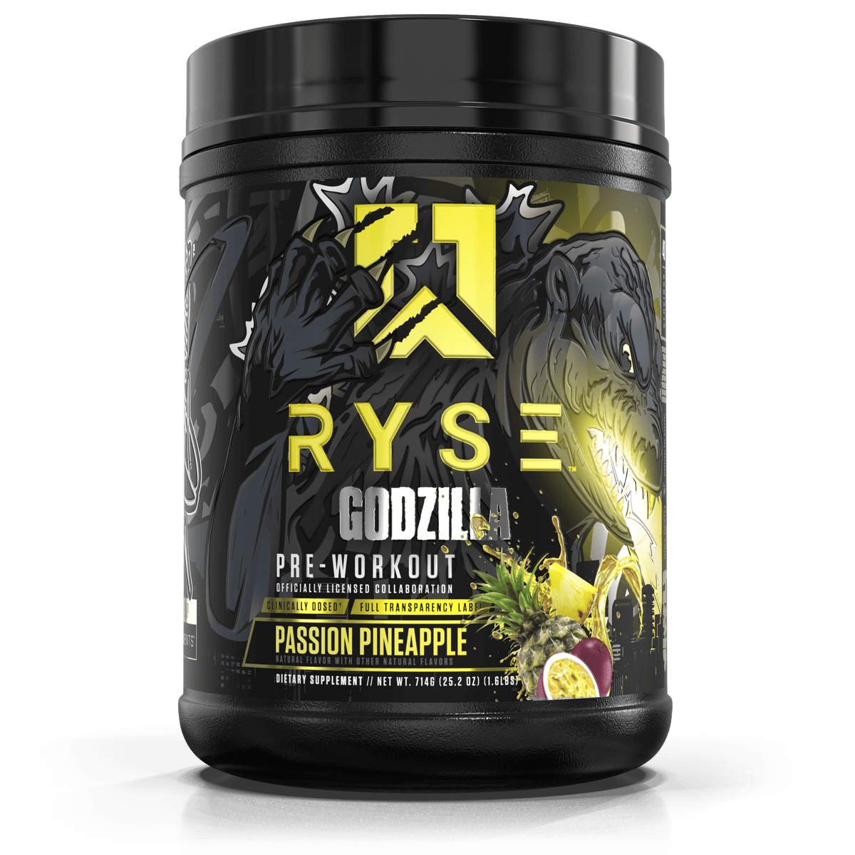 RYSE Godzilla Pre-Workout - Passion Pineapple