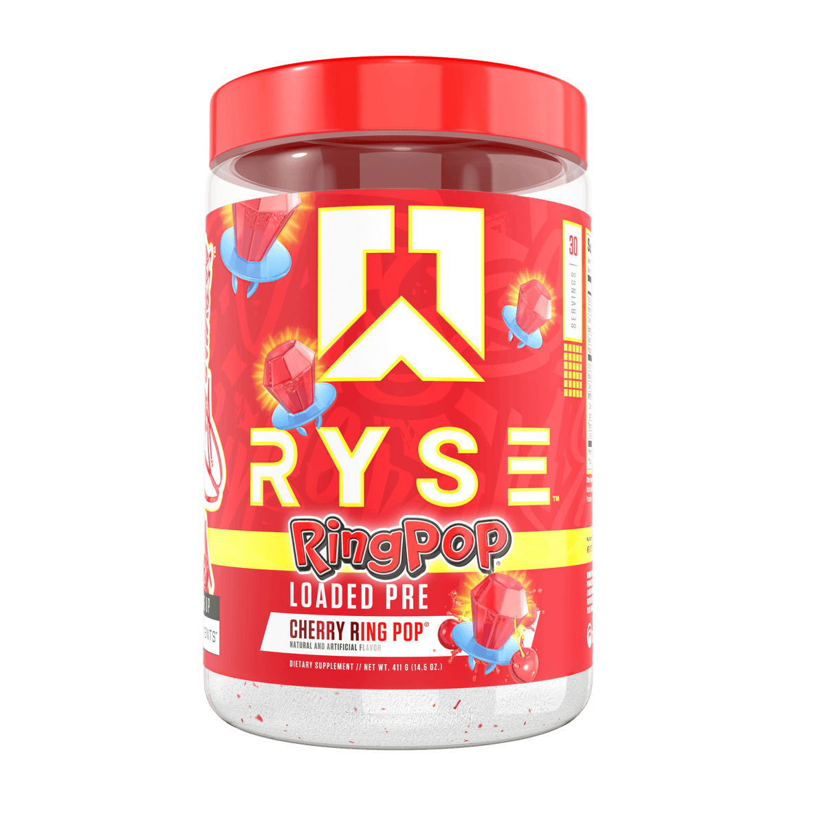 RYSE Pre-Workout - Ring Pop Berry Blast