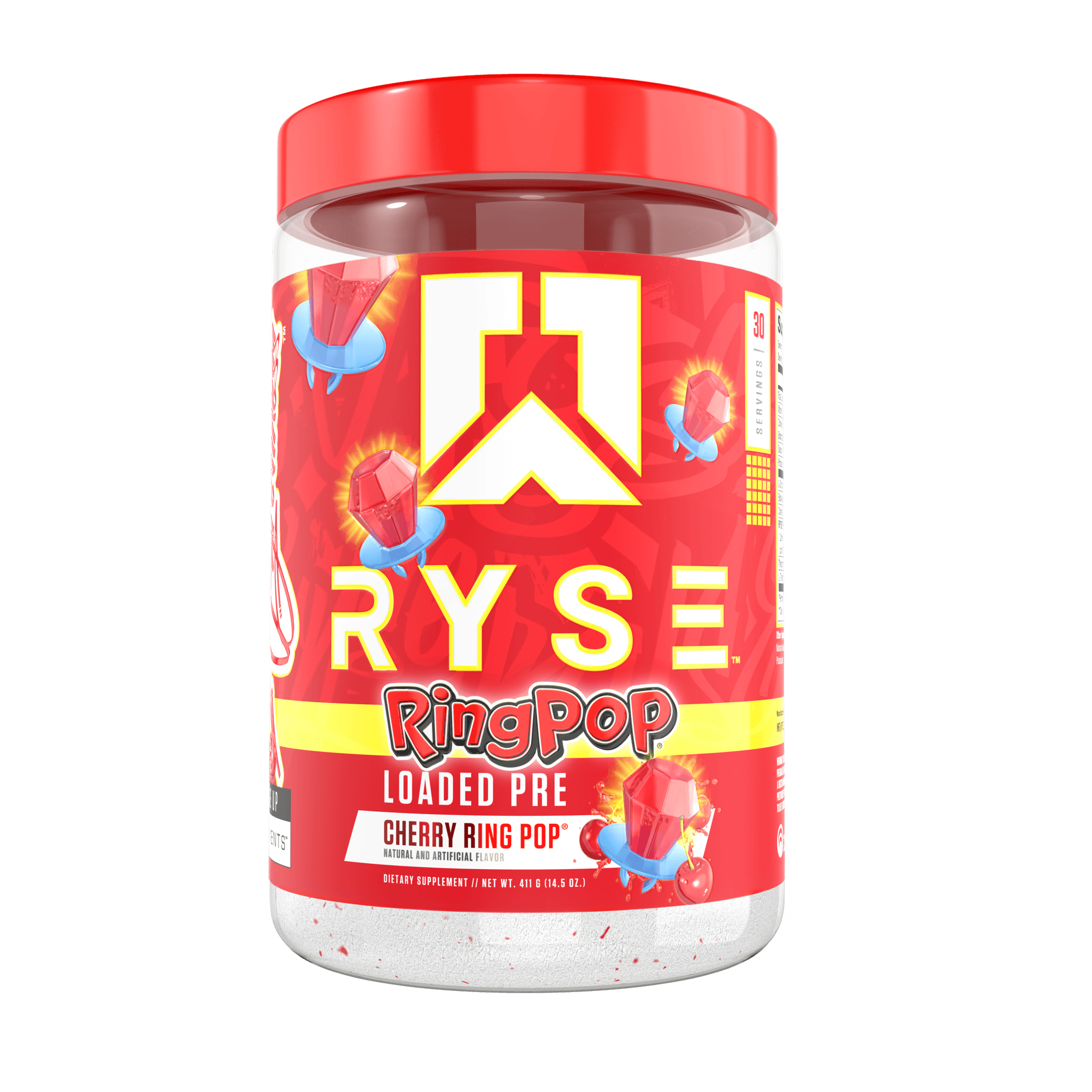 RYSE Pre-Workout - Ring Pop Berry Blast