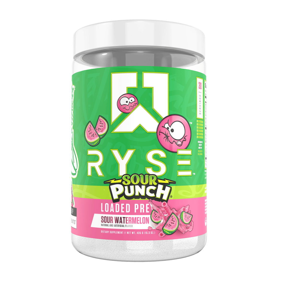 RYSE Pre-Workout - Sour Punch Watermelon
