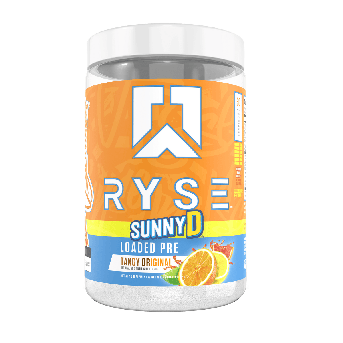 RYSE Pre-Workout - SunnyD Tangy Original