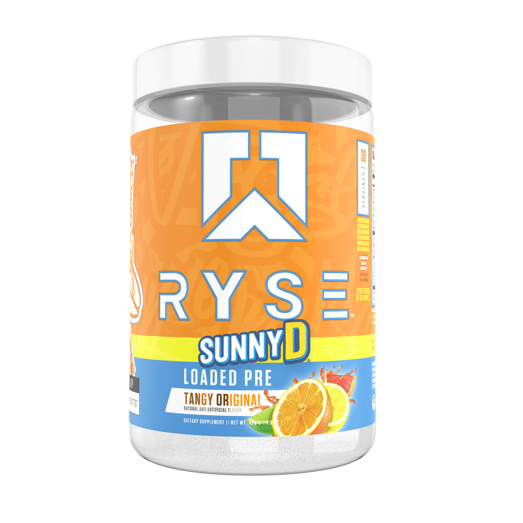 RYSE Pre-Workout - SunnyD Tangy Original