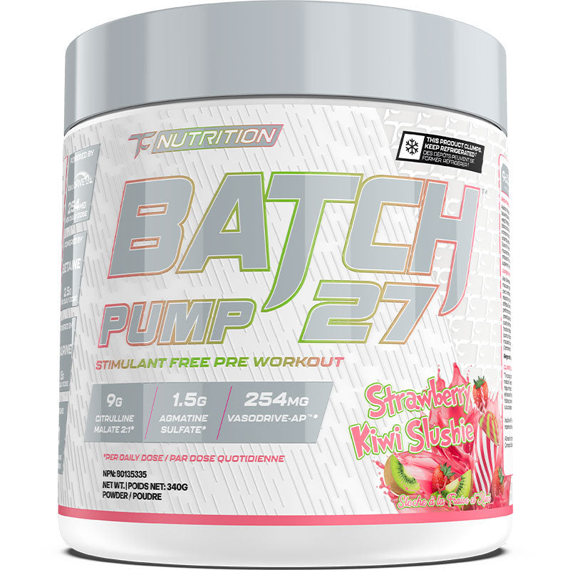 TC Nutrition Batch 27 Pump Strawberry Kiwi Slushie
