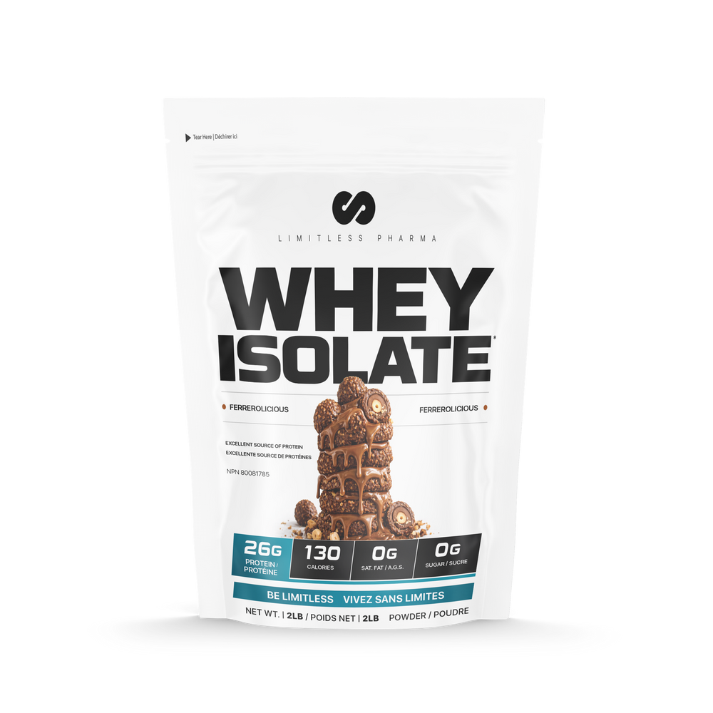 Limitless Pharma Whey Isolate 2 lb - Chocolate Ferrerolicious
