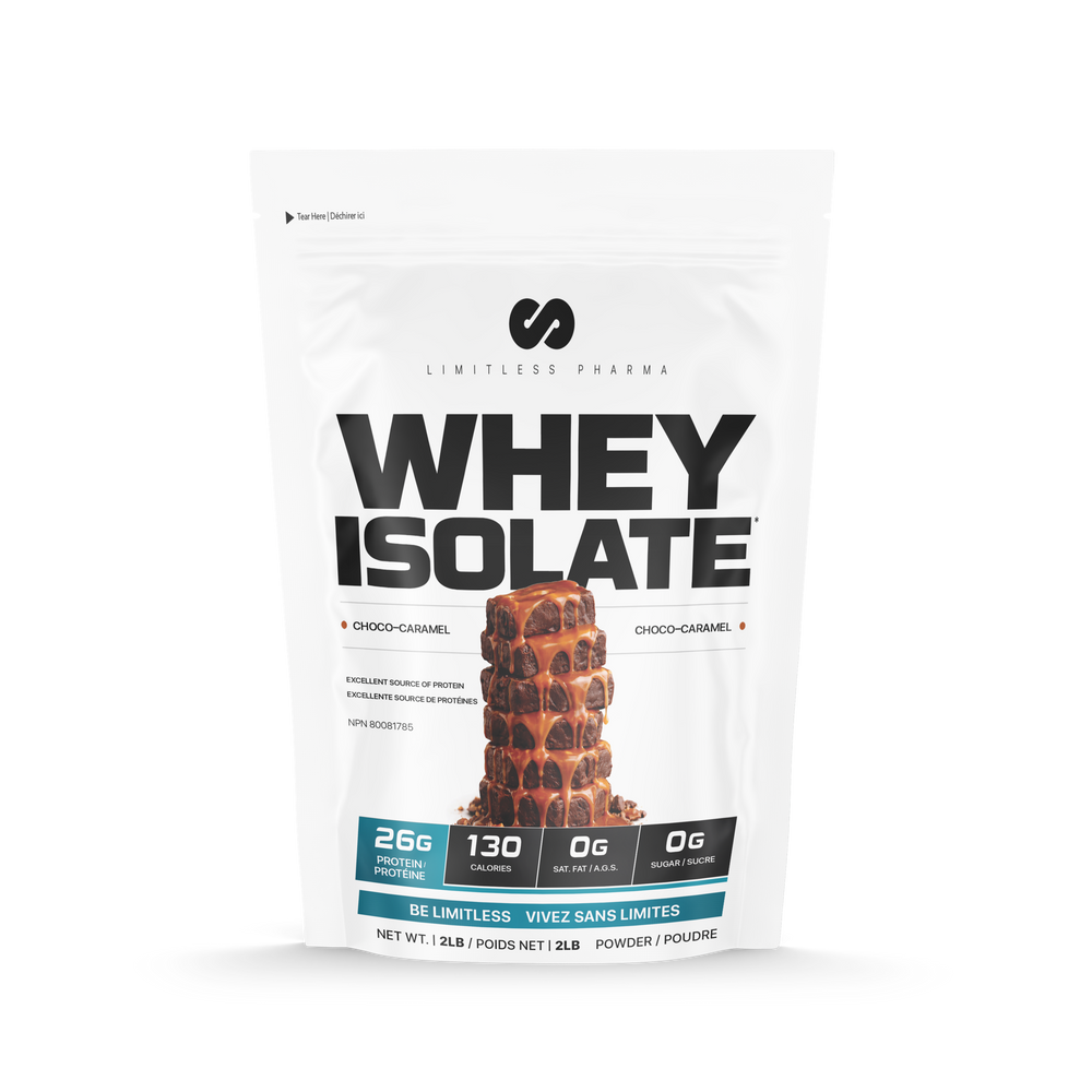 Limitless Pharma Whey Isolate 2 lb - Chocolate Whipped Caramel