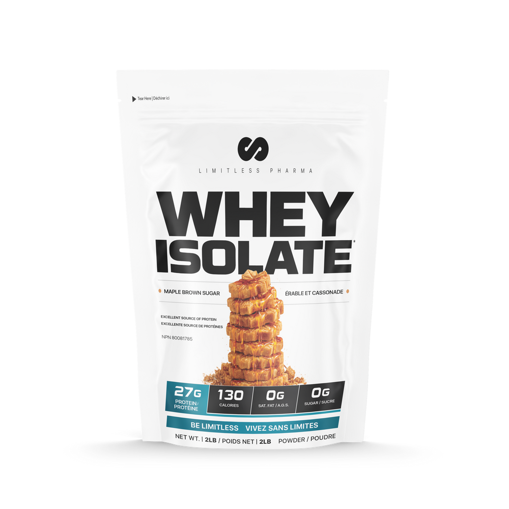 Limitless Pharma Whey Isolate 2 lb - Maple Brown Sugar