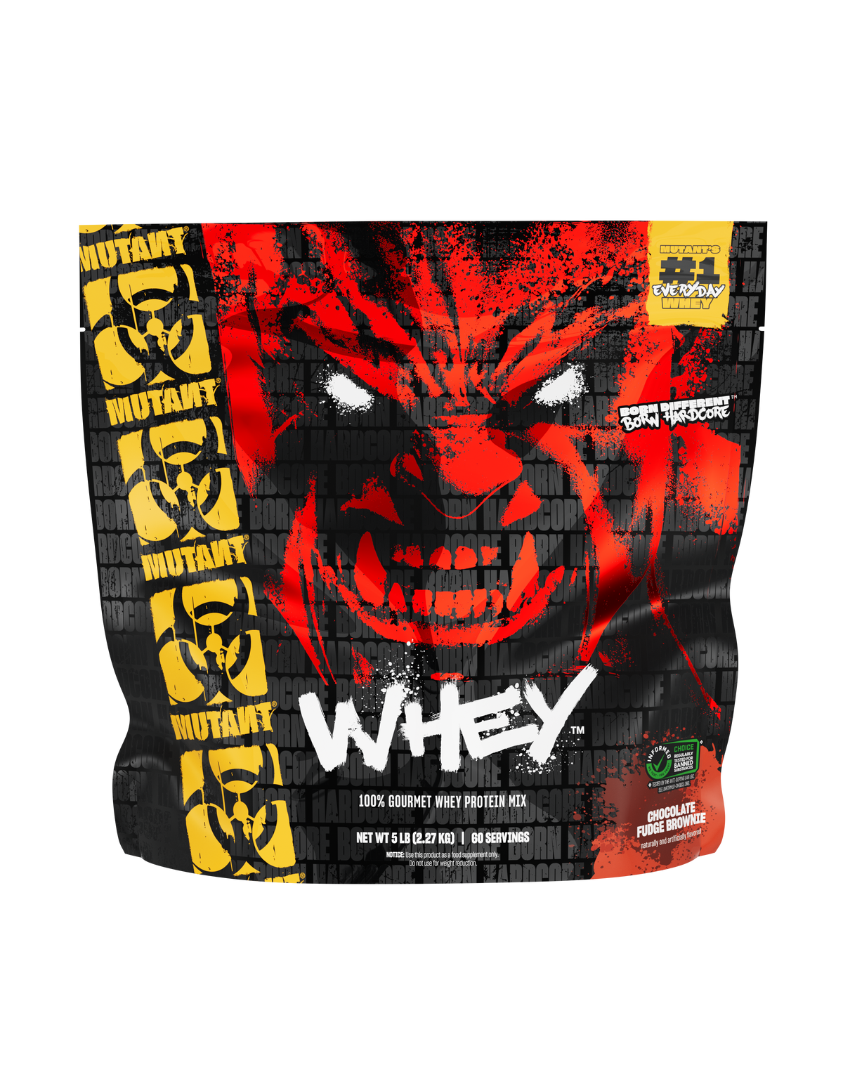 Mutant Whey 5 lb - Chocolate Fudge Brownie