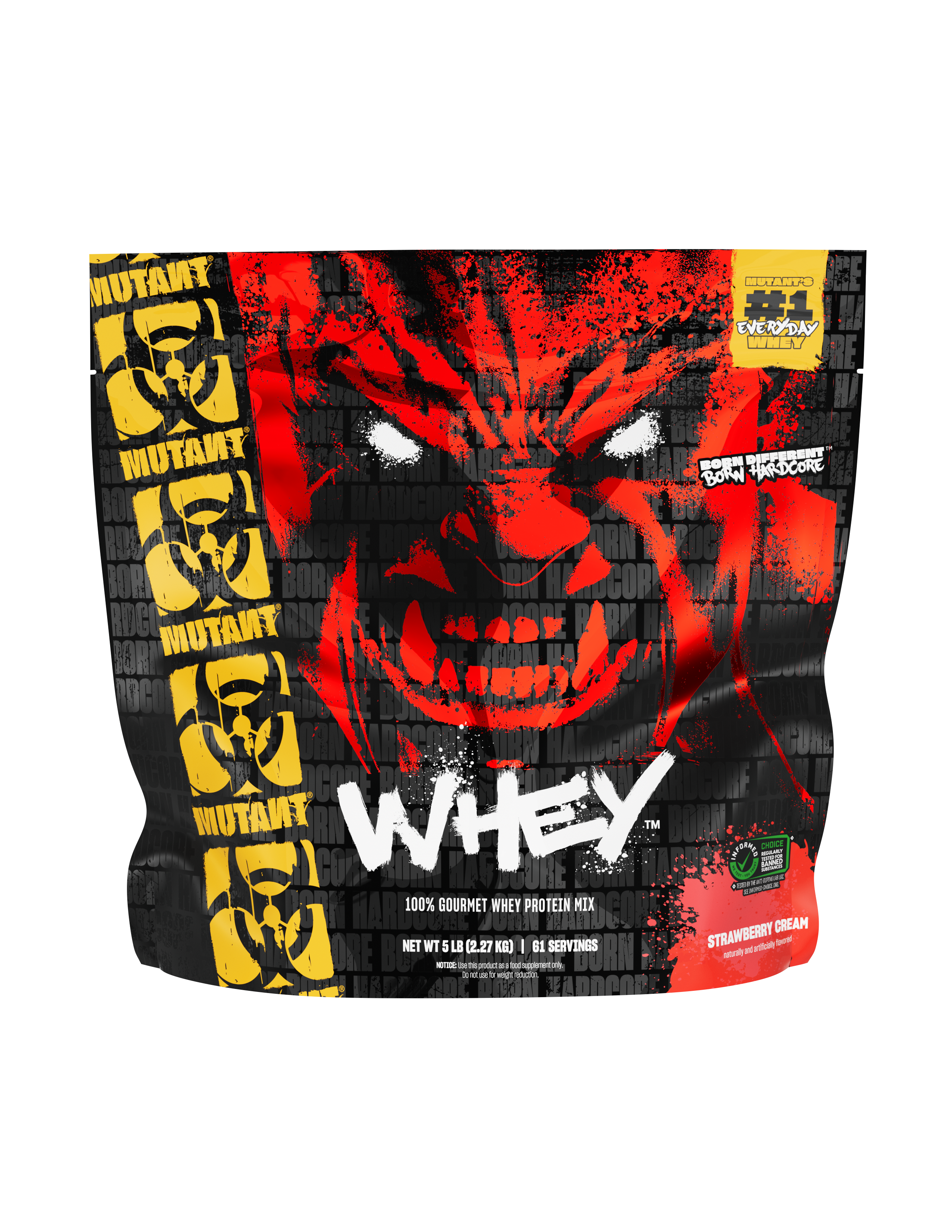 Mutant Whey 5 lb - Strawberry Cream
